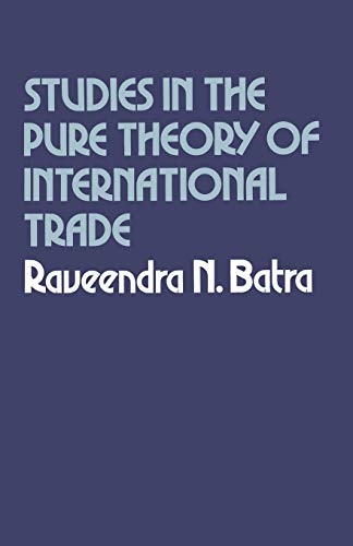 Imagen de archivo de Studies in the Pure Theory of International Trade a la venta por Chiron Media