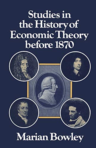 Imagen de archivo de Studies in the History of Economic Theory before 1870 a la venta por Chiron Media