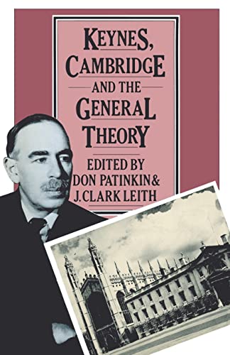 Beispielbild fr Keynes, Cambridge and the General Theory zum Verkauf von Chiron Media
