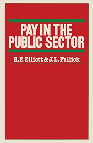 Imagen de archivo de Pay in the Public Sector a la venta por Chiron Media
