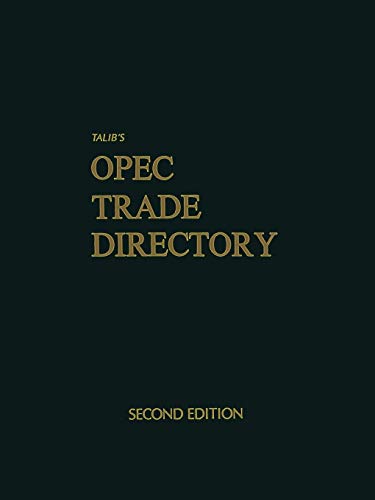 Stock image for Talib's OPEC Trade Directory for sale by Chiron Media