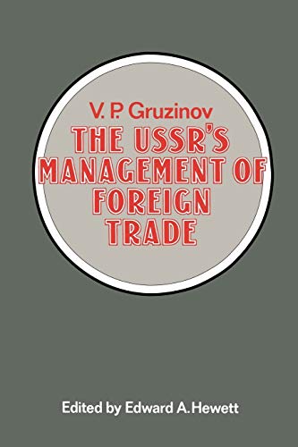 Stock image for The USSR's Management of Foreign Trade for sale by Chiron Media