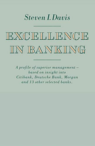 9781349079148: Excellence in Banking