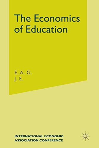 Stock image for The Economics of Education for sale by Revaluation Books