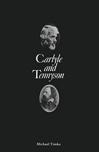 Imagen de archivo de Carlyle and Tennyson a la venta por Lucky's Textbooks