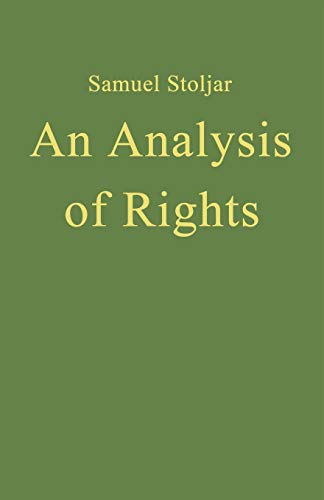 9781349176090: An Analysis of Rights