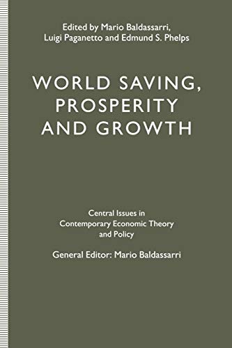 9781349229277: World Saving, Prosperity and Growth