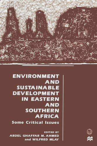 Beispielbild fr Environment and Sustainable Development in Eastern and Southern Africa: Some Critical Issues zum Verkauf von Lucky's Textbooks