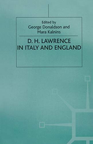 9781349270750: D. H. Lawrence in Italy and England