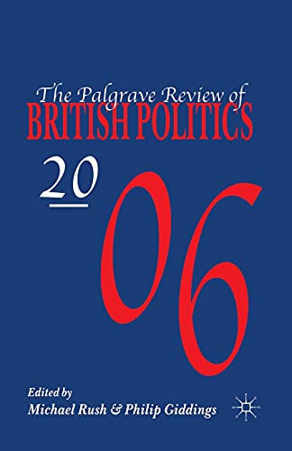 Stock image for The Palgrave Review of British Politics 2006 for sale by Lucky's Textbooks