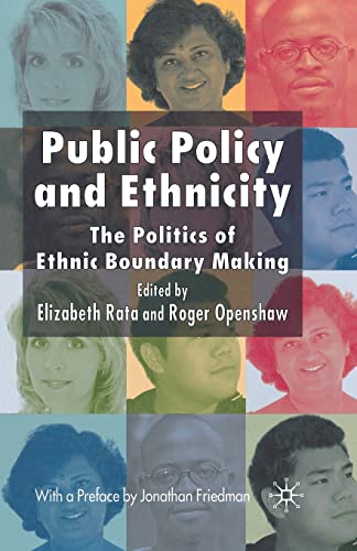 9781349281053: Public Policy and Ethnicity: The Politics of Ethnic Boundary Making