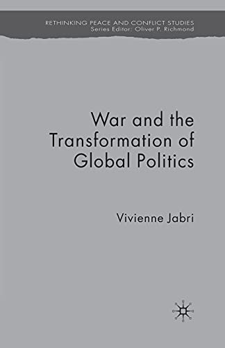 Imagen de archivo de War and the Transformation of Global Politics a la venta por THE SAINT BOOKSTORE