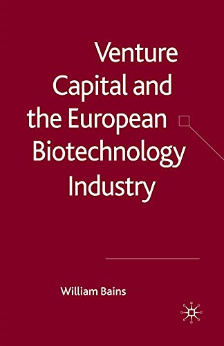 Imagen de archivo de Venture Capital and the European Biotechnology Industry a la venta por THE SAINT BOOKSTORE