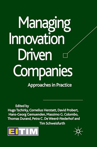 Imagen de archivo de Managing Innovation Driven Companies: Approaches in Practice a la venta por Lucky's Textbooks