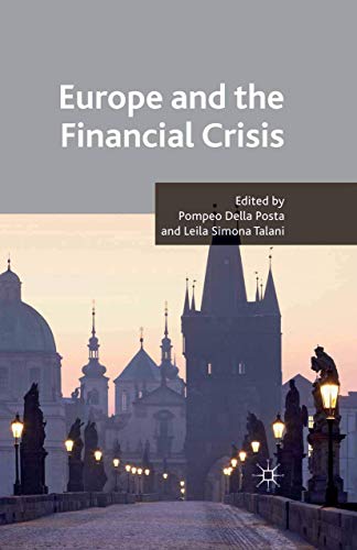 Imagen de archivo de Europe and the Financial Crisis a la venta por Chiron Media