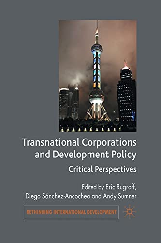 Beispielbild fr Transnational Corporations and Development Policy: Critical Perspectives zum Verkauf von THE SAINT BOOKSTORE