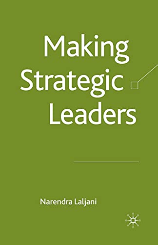 Imagen de archivo de Making Strategic Leaders a la venta por THE SAINT BOOKSTORE