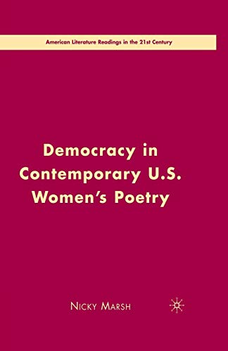 9781349369683: Democracy in Contemporary U.S. Women’s Poetry