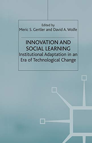 Imagen de archivo de Innovation and Social Learning : Institutional Adaptation in an Era of Technological Change a la venta por Chiron Media