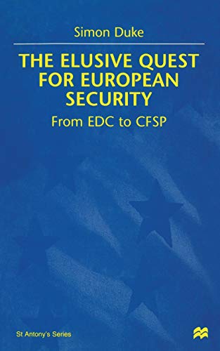 Stock image for The Elusive Quest for European Security : From EDC to CFSP for sale by Chiron Media