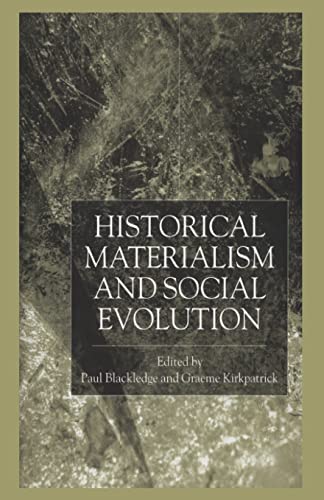 9781349432561: Historical Materialism and Social Evolution