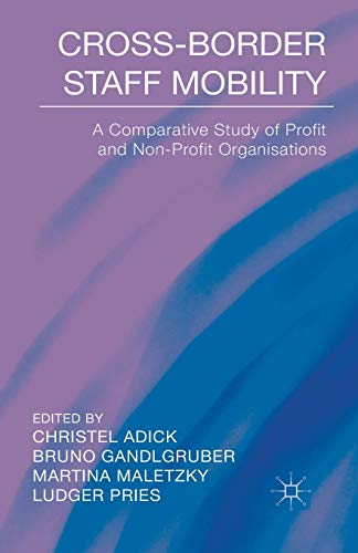 9781349487325: Cross-Border Staff Mobility: A Comparative Study of Profit and Non-Profit Organisations