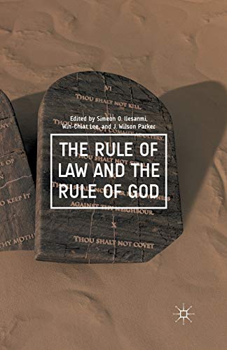 9781349496310: The Rule of Law and the Rule of God