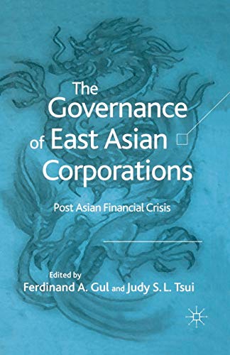 9781349522378: The Governance of East Asian Corporations: Post Asian Financial Crisis