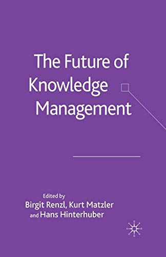 Imagen de archivo de The Future of Knowledge Management a la venta por Lucky's Textbooks