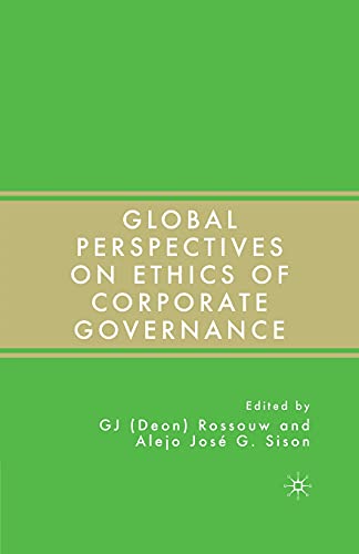 Beispielbild fr Global Perspectives on Ethics of Corporate Governance zum Verkauf von Kennys Bookstore