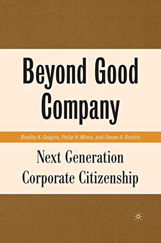 Stock image for Beyond Good Company for sale by Kennys Bookshop and Art Galleries Ltd.