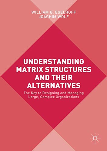 9781349845774: Understanding Matrix Structures and their Alternatives: The Key to Designing and Managing Large, Complex Organizations