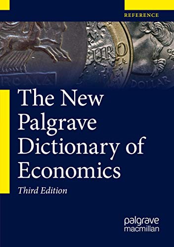 Imagen de archivo de The New Palgrave Dictionary of Economics a la venta por Revaluation Books