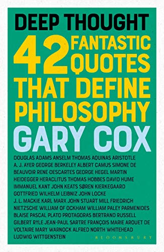 Imagen de archivo de Deep Thought: 42 Fantastic Quotes That Define Philosophy a la venta por Wonder Book