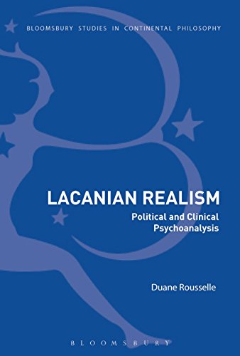 Beispielbild fr Lacanian Realism zum Verkauf von Basi6 International