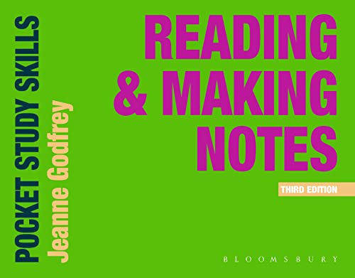9781350321854: Reading and Making Notes (Pocket Study Skills)