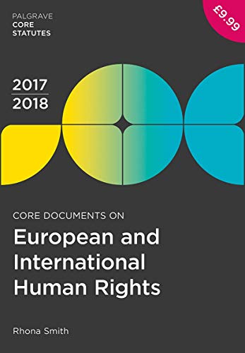 Beispielbild fr Core Documents on European and International Human Rights, 2017-18 zum Verkauf von Blackwell's