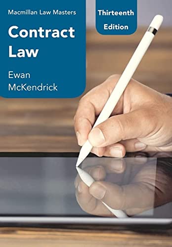 Stock image for Contract Law (Macmillan Law Masters) for sale by WorldofBooks