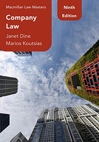 Beispielbild fr Company Law: 19 (Macmillan Law Masters) zum Verkauf von WorldofBooks