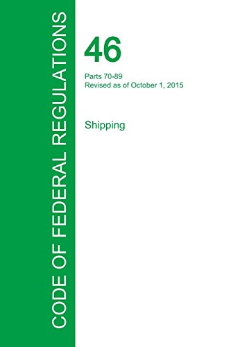 Beispielbild fr Code of Federal Regulations Title 46, Volume 3, October 1, 2015 zum Verkauf von Lucky's Textbooks