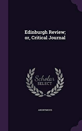 9781354296257: Edinburgh Review; or, Critical Journal