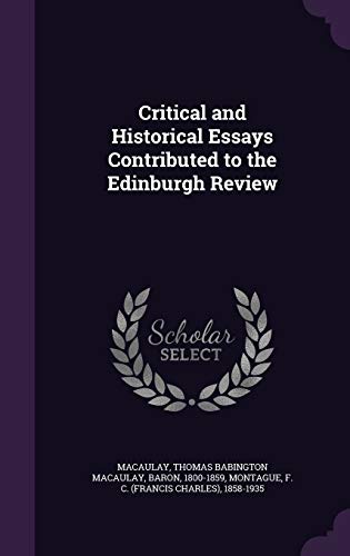 9781354403884: Critical and Historical Essays Contributed to the Edinburgh Review