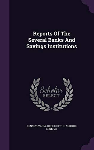 9781354889633: Reports Of The Several Banks And Savings Institutions