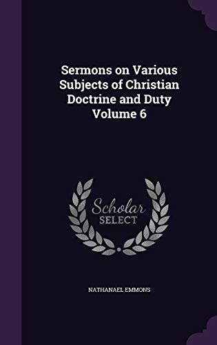 9781355029366: Sermons on Various Subjects of Christian Doctrine and Duty Volume 6