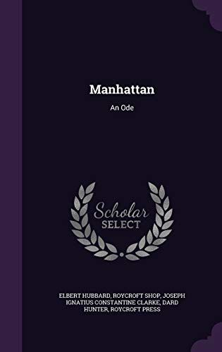 9781355174066: Manhattan: An Ode