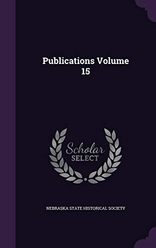 Publications Volume 15 (Hardback)