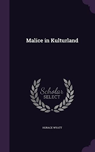 9781356073429: Malice in Kulturland