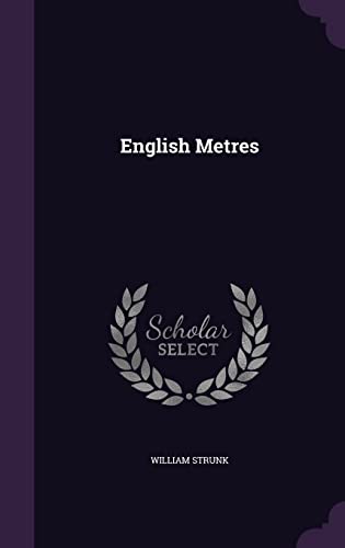 9781356710102: English Metres