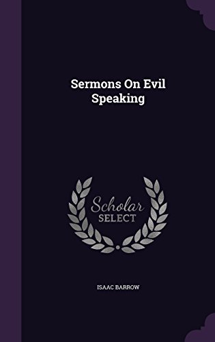 9781357014858: Sermons On Evil Speaking