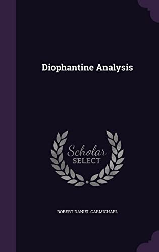 Imagen de archivo de Diophantine Analysis a la venta por Patrico Books
